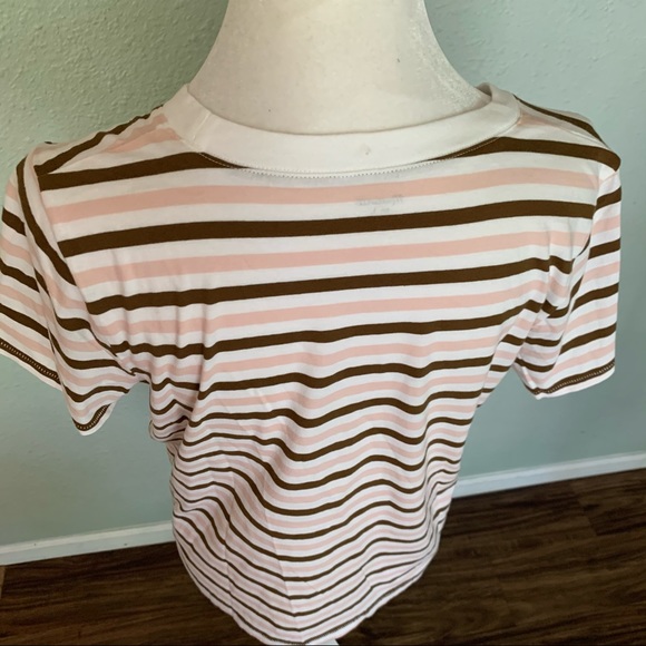 Madewell Northside Vintage striped tee size L - Picture 6 of 9